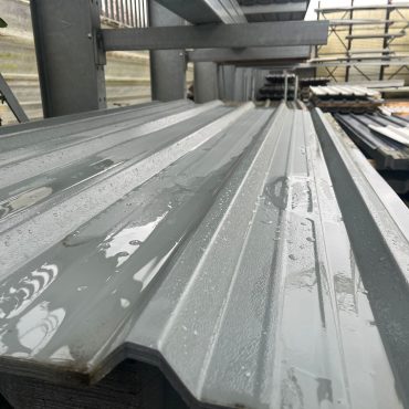 Old stock - Extremely Cheap Box Profile 32/1000 Merlin Grey Galvanised Steel Roofing Sheets to clear