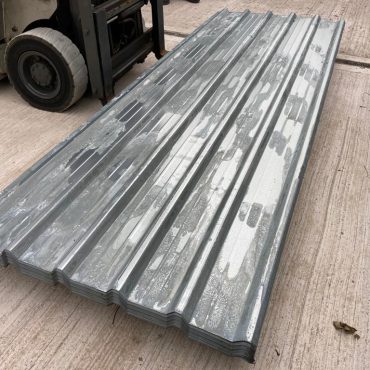 Old stock - Extremely Cheap Box Profile 32/1000 Galvanised Steel Roofing Sheets to clear